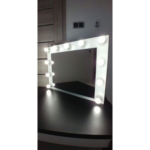 Kosmeetiline peegel WHITE III 80x60 hind ja info | Peeglid | kaup24.ee