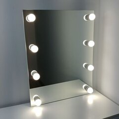 Косметическое зеркало SILVER II 55x70 цена и информация | Зеркала | kaup24.ee