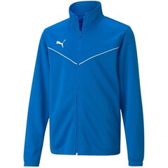 Laste spordipluus Puma teamRise Training Poly Jacket Jr 657393 02, sinine hind ja info | Poiste kampsunid, vestid ja jakid | kaup24.ee