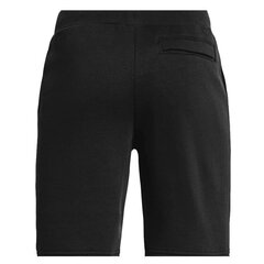Мужские шорты Under Armour Y Rival Cotton Shorts Jr 1363508001, черные цена и информация | Шорты для мальчиков | kaup24.ee