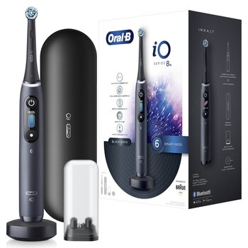 Oral-B iO8 Series Black Onyx цена и информация | Электрические зубные щетки | kaup24.ee