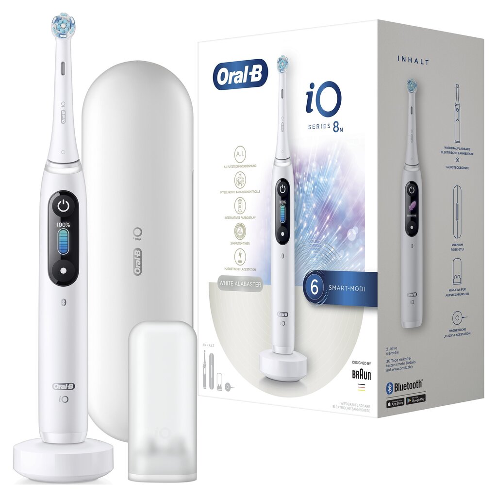 Oral-B iO8 Series White Alabaster hind ja info | Elektrilised hambaharjad | kaup24.ee