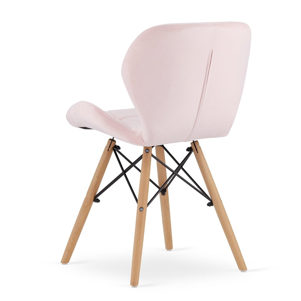 4-osaline toolide komplekt Lago-Elvy17, roosa hind ja info | Söögitoolid, baaritoolid | kaup24.ee