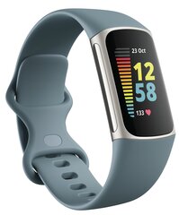 Fitbit Charge 5 Steel Blue/Platinum hind ja info | Nutivõrud (fitness tracker) | kaup24.ee