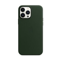 iPhone 13 Pro Max Leather Case with MagSafe, Sequoia Green цена и информация | Чехлы для телефонов | kaup24.ee