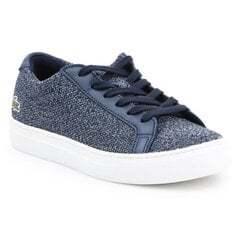 Naiste vabaajajalatsid Lacoste L 12 12 317 W 7-34CAW0017003, sinine цена и информация | Спортивная обувь, кроссовки для женщин | kaup24.ee