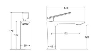 Valamusegisti Besco Aspira II, Chrome hind ja info | Vannitoa segistid | kaup24.ee