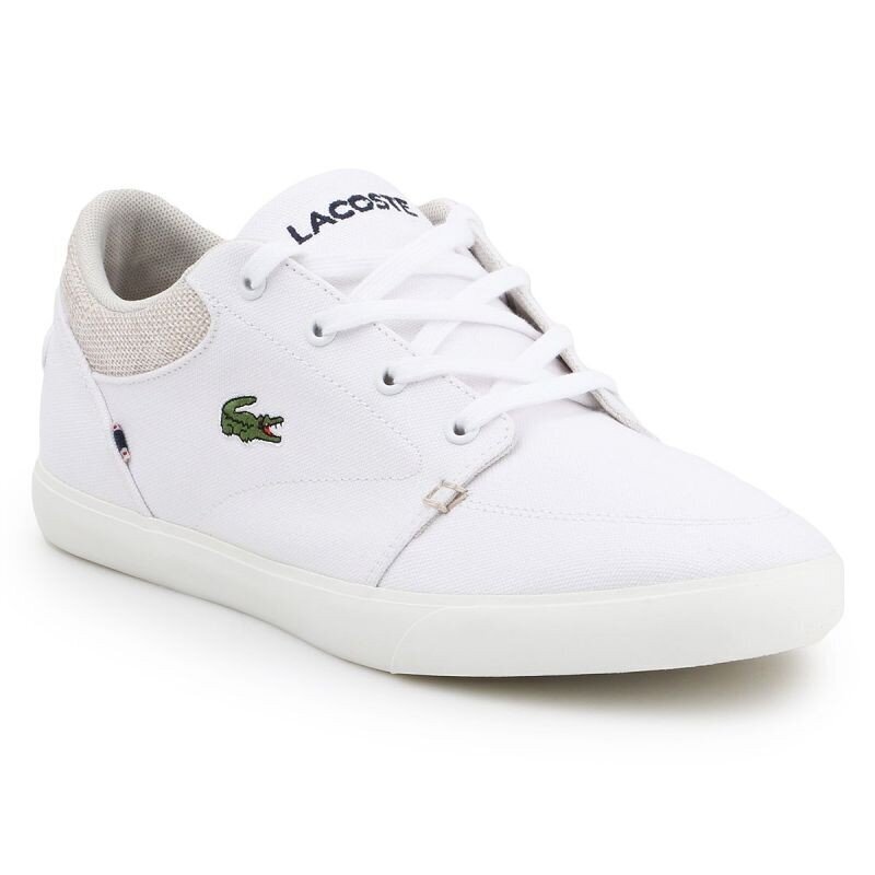 Meeste vabaajajalatsid Lacoste Bayliss 218 M 7-35CAM001083J, valge hind ja info | Spordi- ja vabaajajalatsid meestele | kaup24.ee