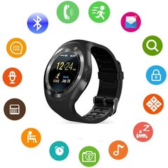 Nutikell Y1 Android / IOS, must hind ja info | Nutikellad (smartwatch) | kaup24.ee