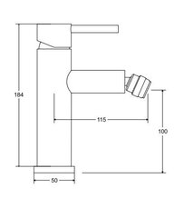 Bideesegisti Besco Illusion, Chrome hind ja info | Vannitoa segistid | kaup24.ee