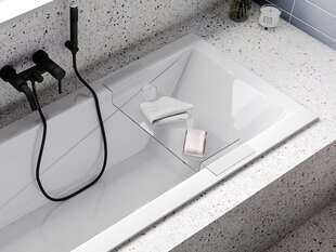 Akrüülriiul vannile Besco Clear, 70 cm цена и информация | Аксессуары для ванной комнаты | kaup24.ee