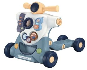 Ходунки Kikkaboo Walker & Scooter 4in1, Robo Blue цена и информация | Drewniana Wieża Piramida Kura Nakładanie Kolorowych Kwadratów LD-15 15276 | kaup24.ee