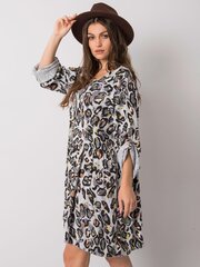Женское светло-серое платье с узором цена и информация | Платья | kaup24.ee