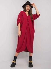 Бордовое платье оверсайз цена и информация | Платья | kaup24.ee