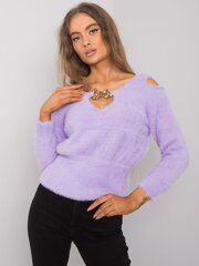 фиолетовый свитер с вырезами leandre rue paris цена и информация | Женские кофты | kaup24.ee