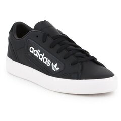 Naiste vabaajajalatsid Adidas Sleek W EF4933, must hind ja info | Naiste spordi- ja vabaajajalatsid | kaup24.ee