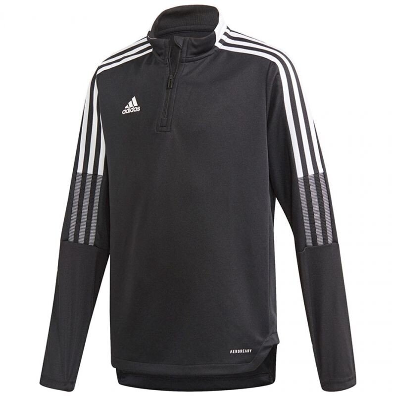 Laste džemper Adidas Tiro 21 Training Top Youth Jr GM7325, must цена и информация | Poiste kampsunid, vestid ja jakid | kaup24.ee