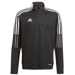 Laste džemper Adidas Tiro 21 Training Top Youth Jr GM7325, must hind ja info | Poiste kampsunid, vestid ja jakid | kaup24.ee