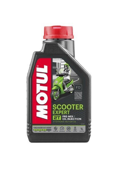 Õli Motul Scooter Expert 2T, 1l (105880) hind ja info | Mootorrataste mootoriõlid | kaup24.ee