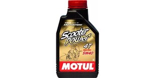 Масло MOTUL СКУТЕР МОЩНОСТЬ 4T 5W40 1 л (105958) цена и информация | Моторные масла | kaup24.ee