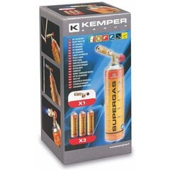 Gaasipõleti 1047 + 3 gaasi (575) 600 ml komplekt цена и информация | Kemper Туристический инвентарь | kaup24.ee