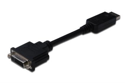 Assmann AK-340409-001-S, HDMI/DP, 0.15 m hind ja info | Kaablid ja juhtmed | kaup24.ee