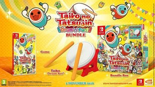 SWITCH Taiko no Tatsujin: Барабан и веселье! Комплект вкл. Барабанная установка Taiko цена и информация | Компьютерные игры | kaup24.ee