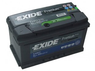 Aku EXIDE Premium EA852 85Ah 800A цена и информация | Аккумуляторы | kaup24.ee