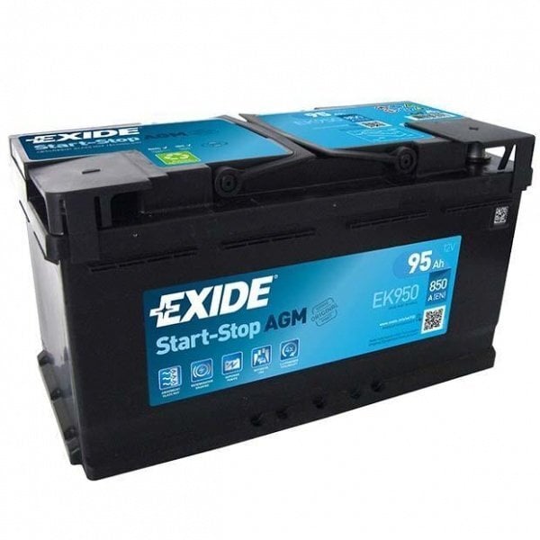 Аккумулятор EXIDE AGM 900 (EK950) 95 Ah 850 A LV 12V AGM цена