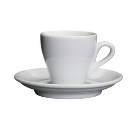 Чашка для кофе эспрессо Milano, белая цена и информация | Стаканы, фужеры, кувшины | kaup24.ee