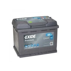 Аккумулятор EXIDE EA640 64 Ah 640 A EN 12V цена и информация | Аккумуляторы | kaup24.ee