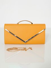 желтая элегантная кожаная сумка-мессенджер цена и информация | Женские сумки | kaup24.ee
