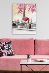 Репродукция на холсте Пара с зонтиком в Париже цена и информация | Картины, живопись | kaup24.ee