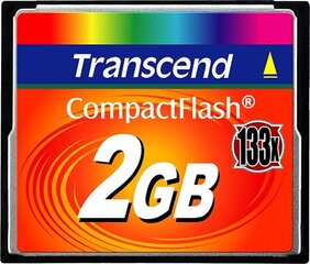 Карта памяти Transcend CompactFlash 2GB/MLC TS2GCF133 цена и информация | Transcend Мобильные телефоны, Фото и Видео | kaup24.ee