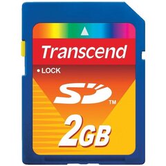 Mälukaart Transcend SD 2GB hind ja info | Fotoaparaatide mälukaardid | kaup24.ee