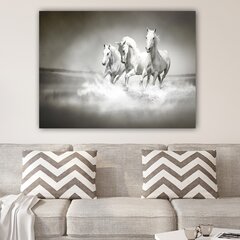Репродукция на холсте Белые кони цена и информация | Картины, живопись | kaup24.ee