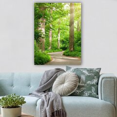 Репродукция на холсте Зеленый лес цена и информация | Картины, живопись | kaup24.ee