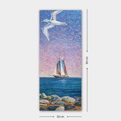 Репродукция Корабль и чайка цена и информация | Картины, живопись | kaup24.ee