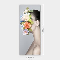 Pilt Naine ja lilled цена и информация | Картины, живопись | kaup24.ee