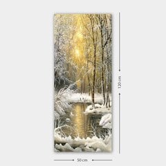 Репродукция Река зимой цена и информация | Репродукции, картины | kaup24.ee