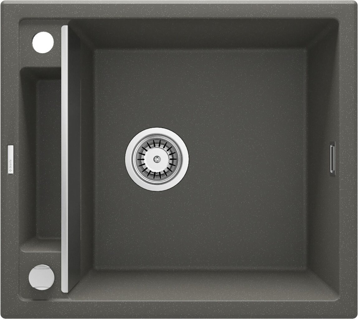 Deante graniidist köögivalamu magnetitega Deante Magnetic ZRM T103, Anthracite hind ja info | Köögivalamud | kaup24.ee