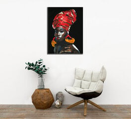 Pilt Must naine turbaniga hind ja info | Seinapildid | kaup24.ee