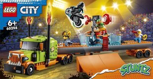 60294 LEGO® City Stuntz Грузовик для каскадерских трюков цена и информация | Конструкторы и кубики | kaup24.ee