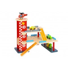 Garaaž koos raja ja autodega Tooky Toy hind ja info | Poiste mänguasjad | kaup24.ee