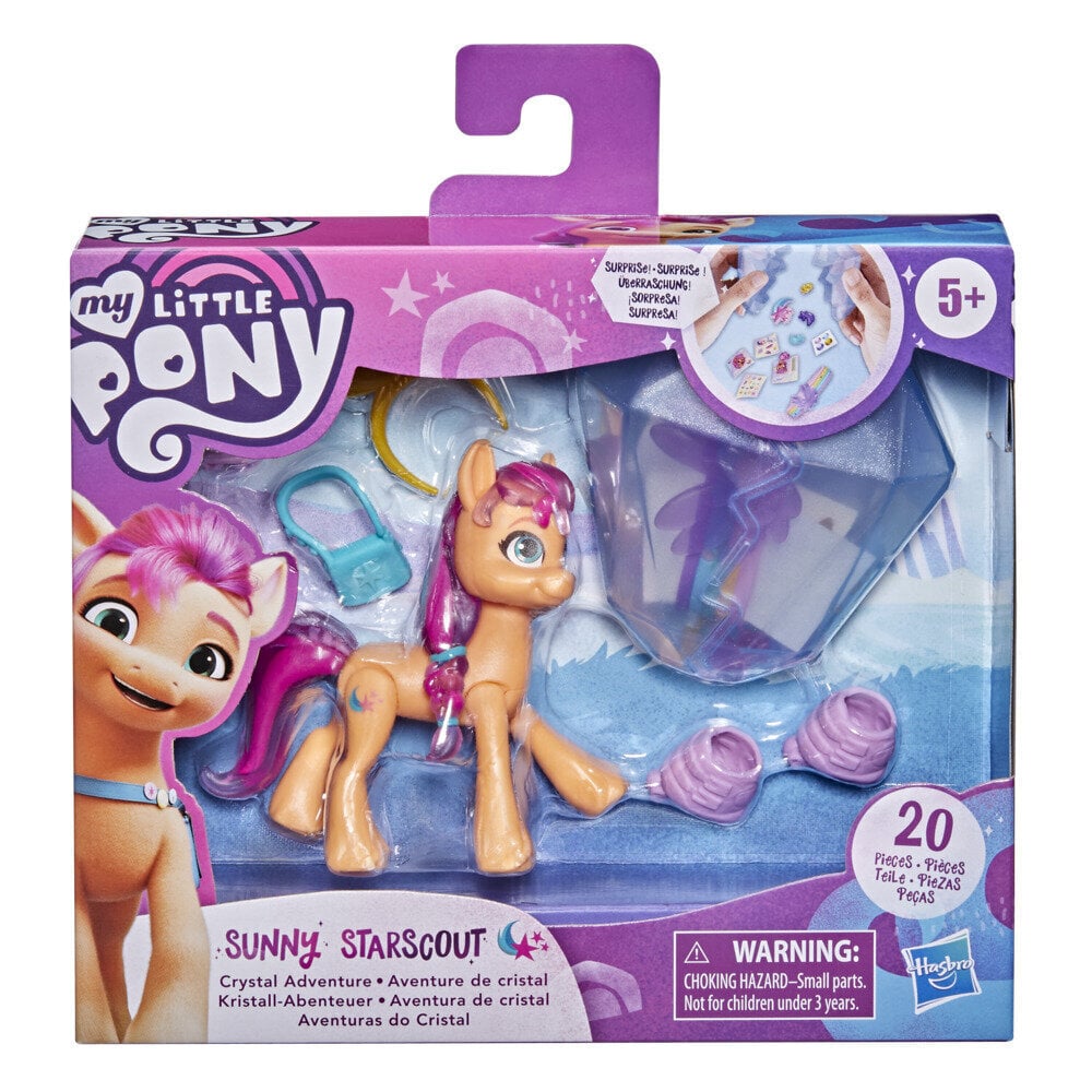 MY LITTLE PONY Mängufiguur Crystal Adventure Pony, 7,5cm цена и информация | Tüdrukute mänguasjad | kaup24.ee