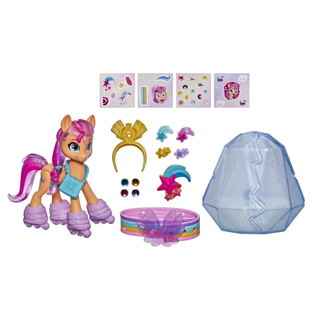 MY LITTLE PONY Mängufiguur Crystal Adventure Pony, 7,5cm hind ja info | Tüdrukute mänguasjad | kaup24.ee