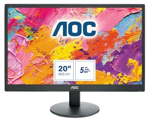 AOC 70 Series E2070SWN цена и информация | Мониторы | kaup24.ee