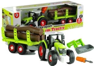 Сборный игрушечный трактор Take Apart Farm Tractor цена и информация | Развивающий мелкую моторику - кинетический песок KeyCraft NV215 (80 г) детям от 3+ лет, бежевый | kaup24.ee