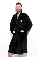 Meeste hommikumantel Borys grafit цена и информация | Мужские халаты, пижамы | kaup24.ee