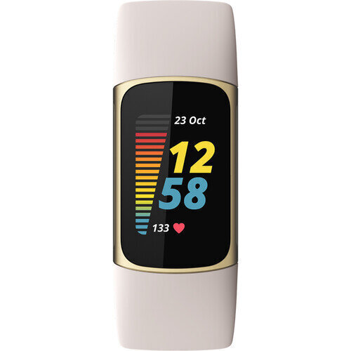 Fitbit Charge 5 Lunar White/Soft Gold FB421GLWT цена и информация | Nutivõrud (fitness tracker) | kaup24.ee